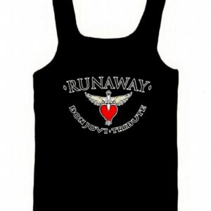 Runaway - Bon Jovi - Tribute- Ladies Fitted Tank Top